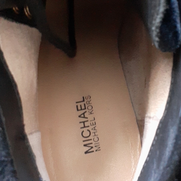 Michael Kors Black Suede Low Boot - Picture 2 of 3